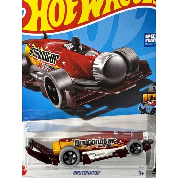 Hot Wheels Brutonnator HW Metro 2024 Red Yellow Jet Car Diecast 1:64 - Picture 4 of 7